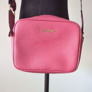 Karl Lagerfeld Pink Crossbody Bag with Gold Hardware